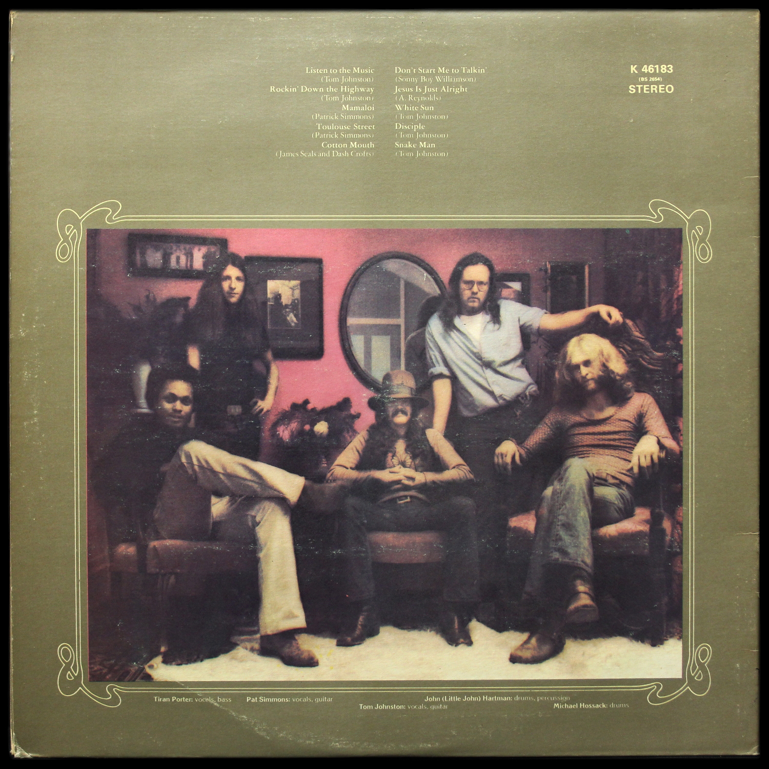 LP Doobie Brothers — Toulouse Street фото 2