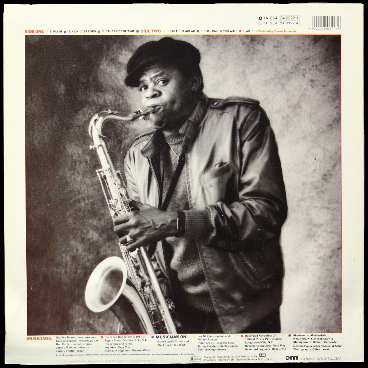 LP Stanley Turrentine — Straight Ahead фото 2