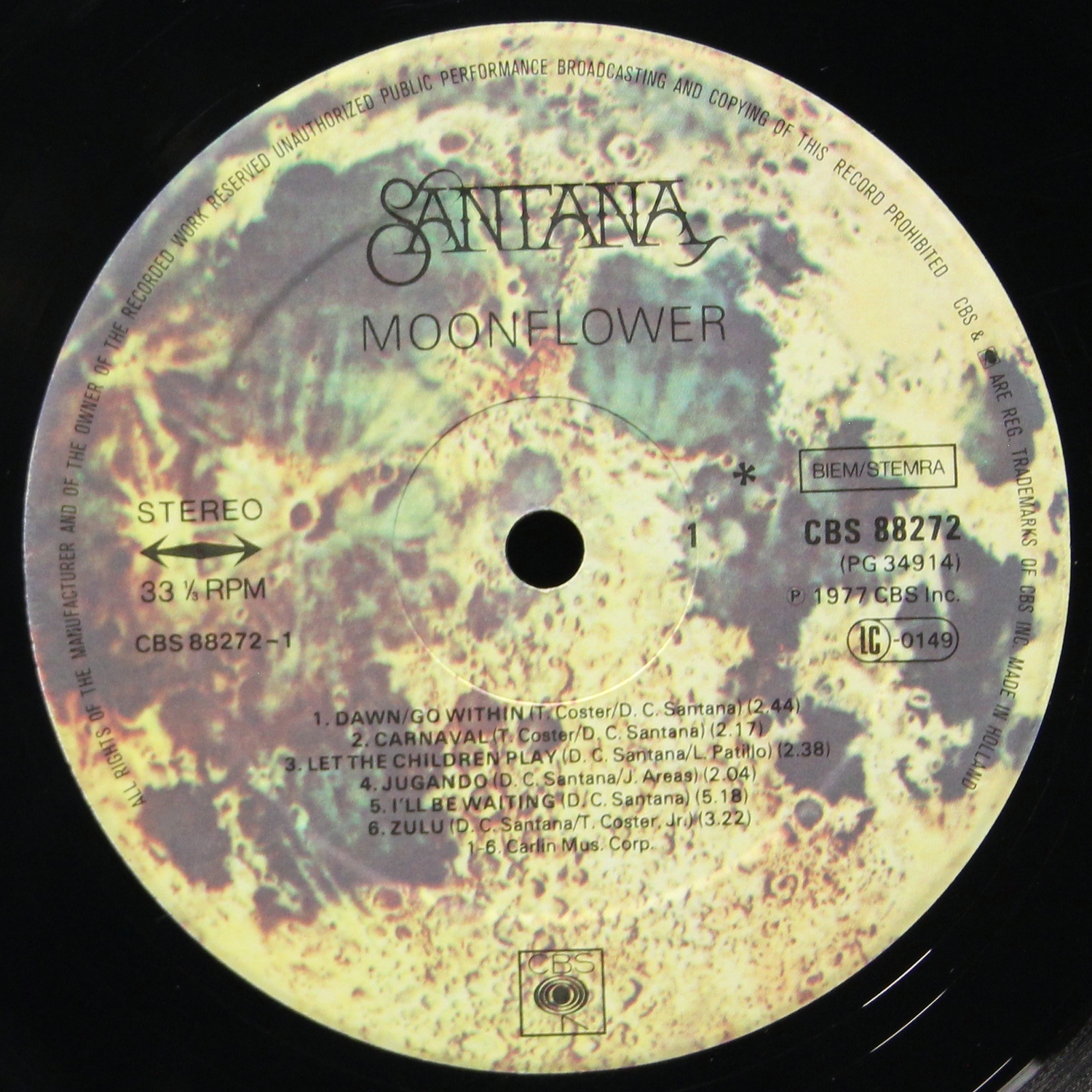 LP Santana — Moonflower (2LP) фото 3