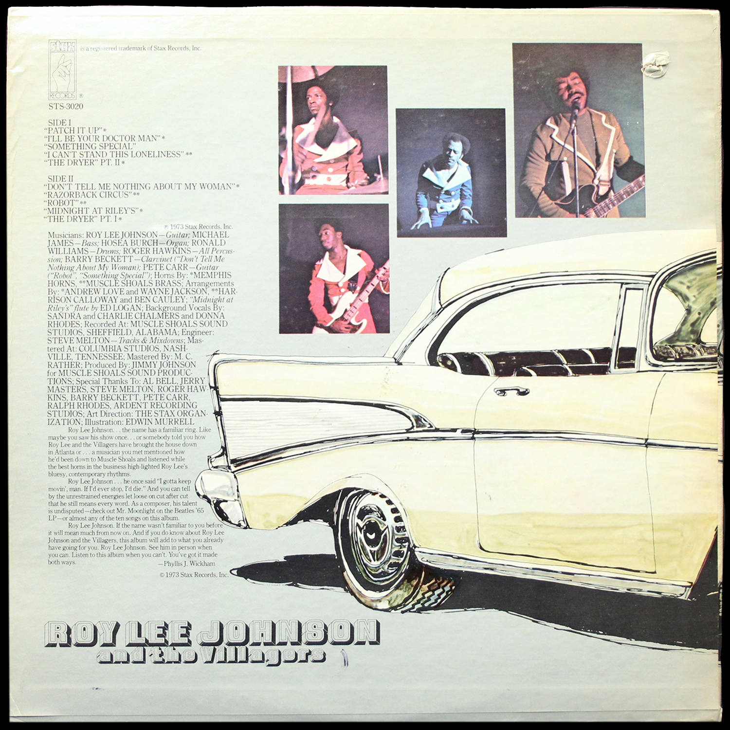 LP Roy Lee Johnson — Roy Lee Johnson & The Villagers фото 2