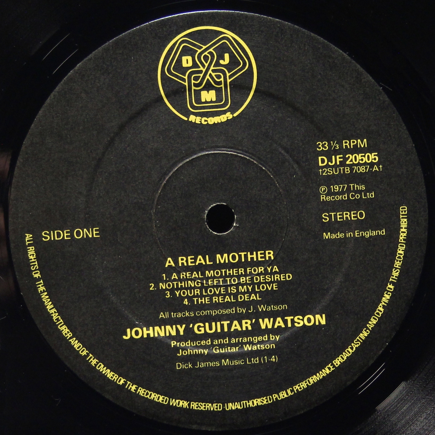LP Johnny Guitar Watson — A Real Mother фото 2