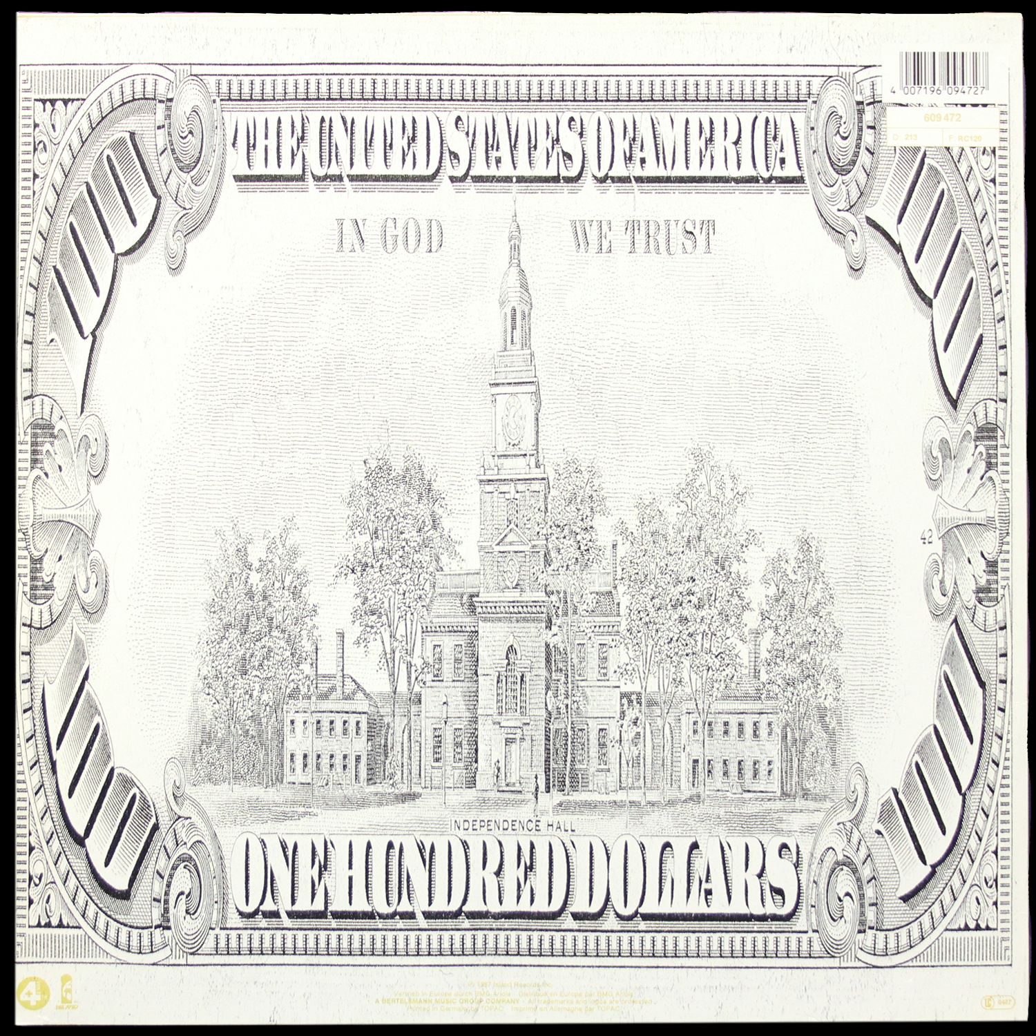 LP Eric B. & Rakim — Paid In Full (Seven Minutes Of Madness - The Coldcut Remix) (макси сингл) фото 2