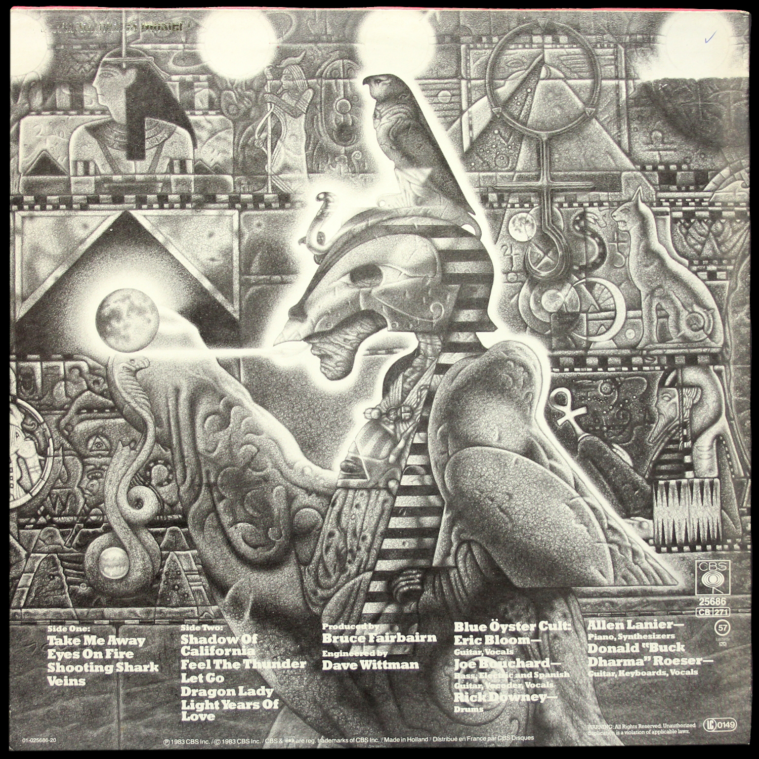 LP Blue Oyster Cult — Revolution By Night фото 2