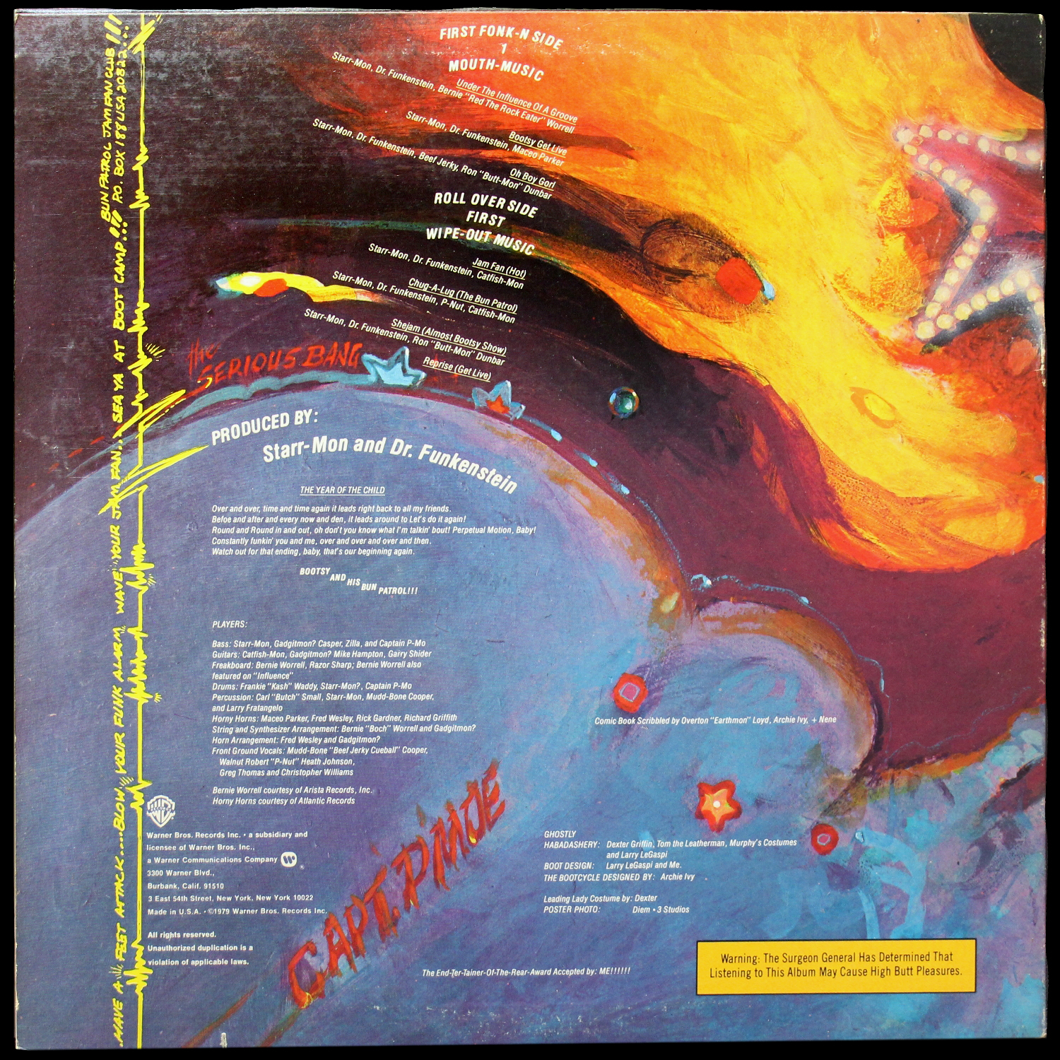 LP Bootsy's Rubber Band — This Boot Is Made For Fonk-n (+ буклет) фото 2