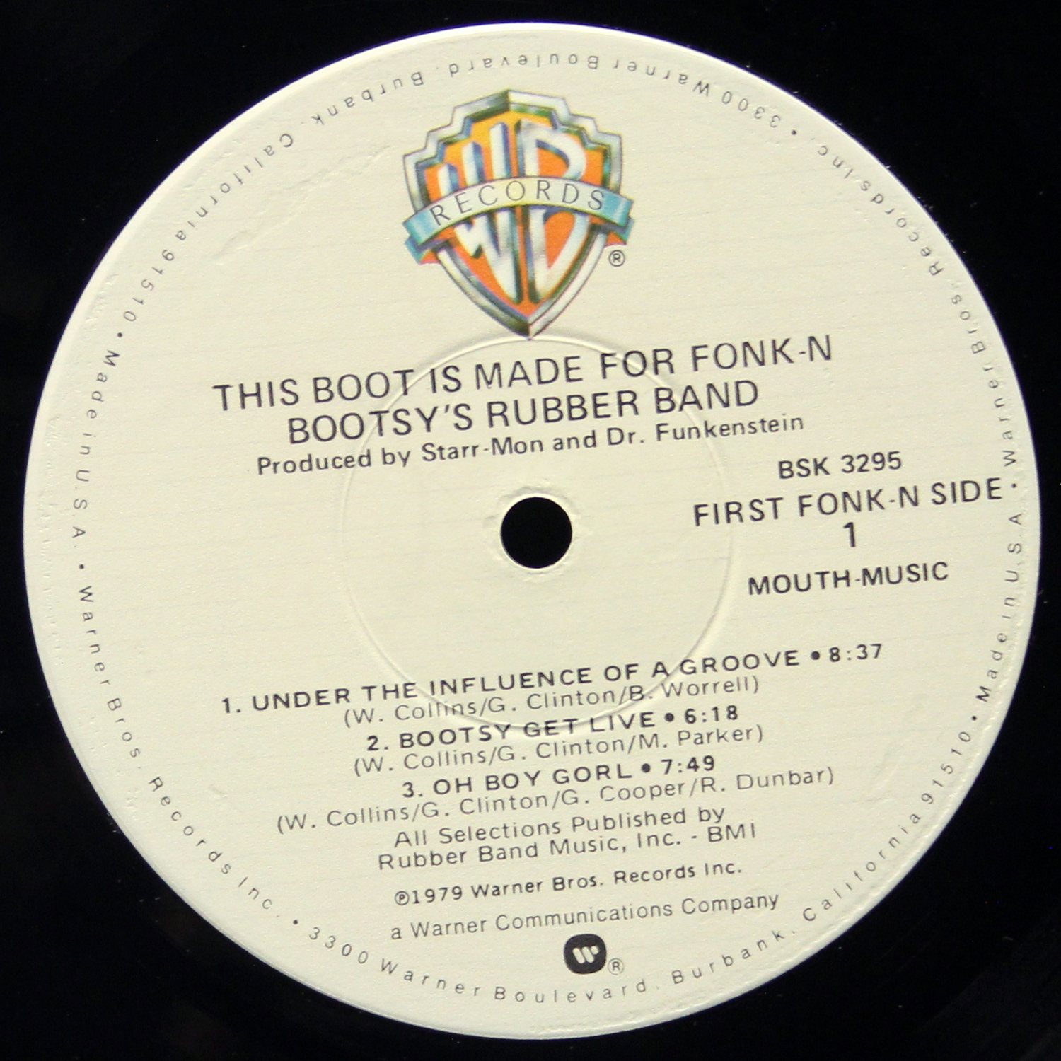 LP Bootsy's Rubber Band — This Boot Is Made For Fonk-n (+ буклет) фото 3