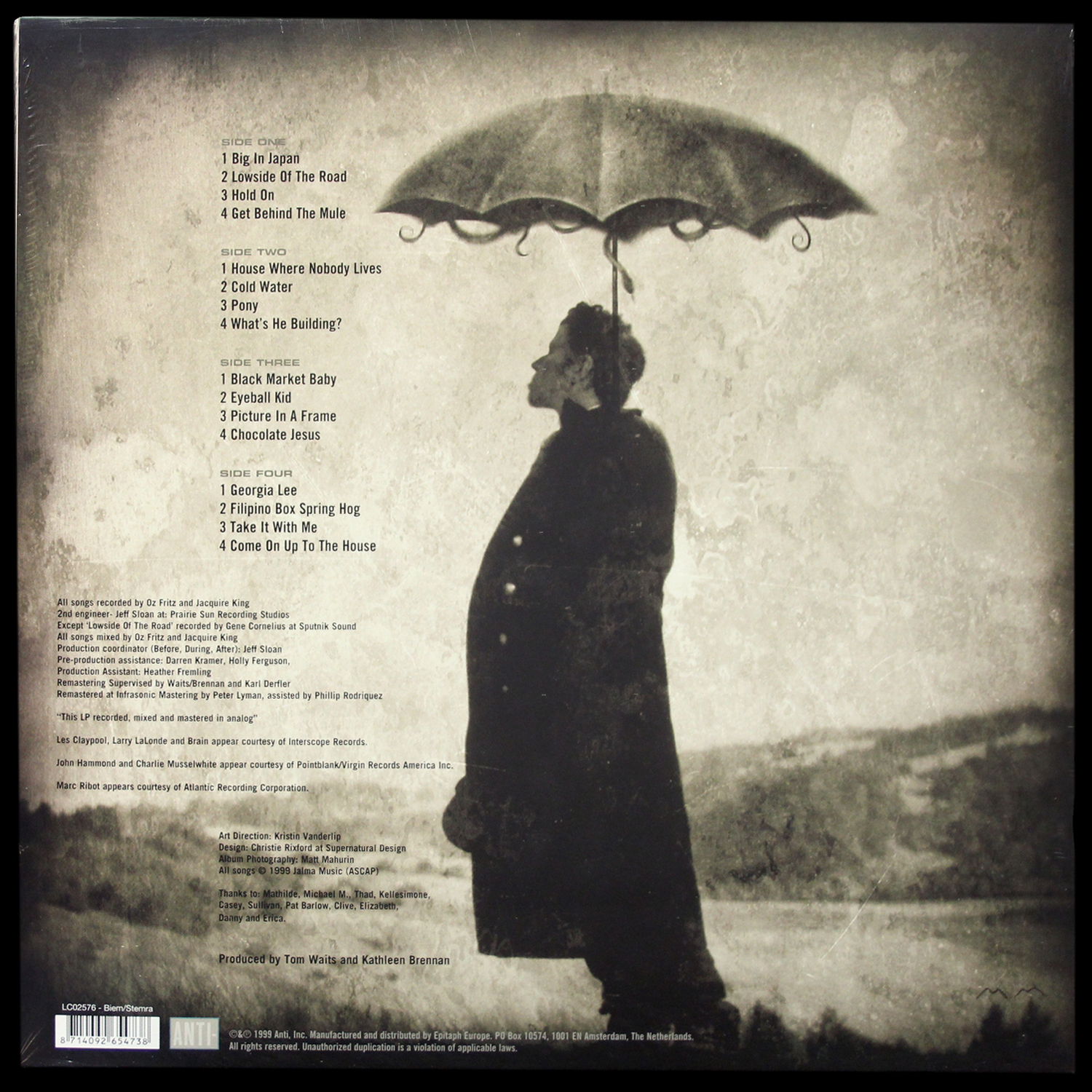 LP Tom Waits — Mule Variations (2LP) фото 2