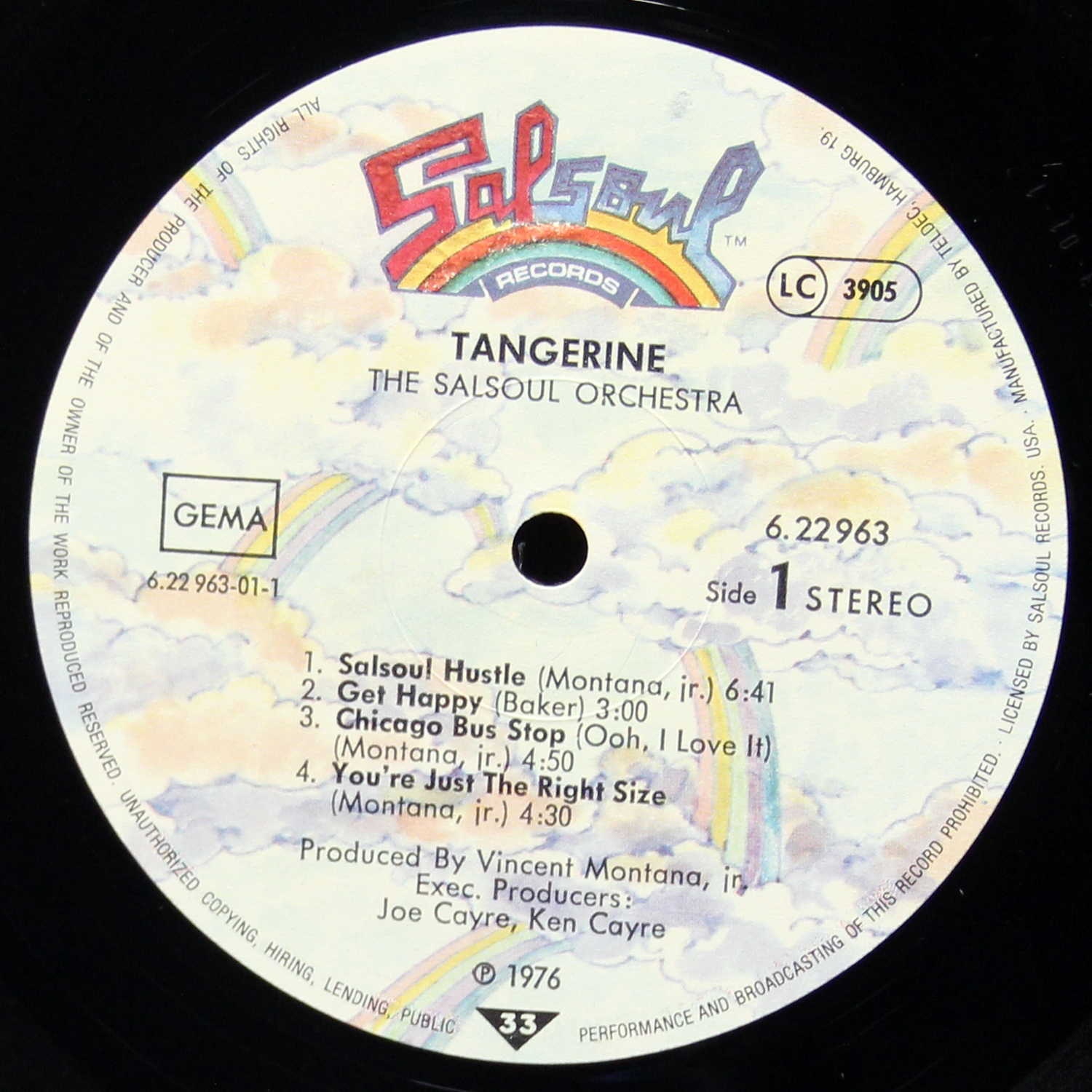 LP Salsoul Orchestra — Tangerine фото 2