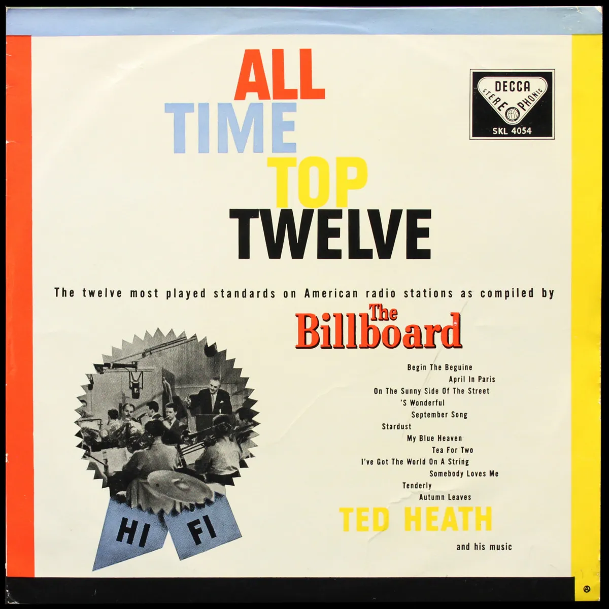 LP Ted Heath And His Music — All Time Top Twelve фото