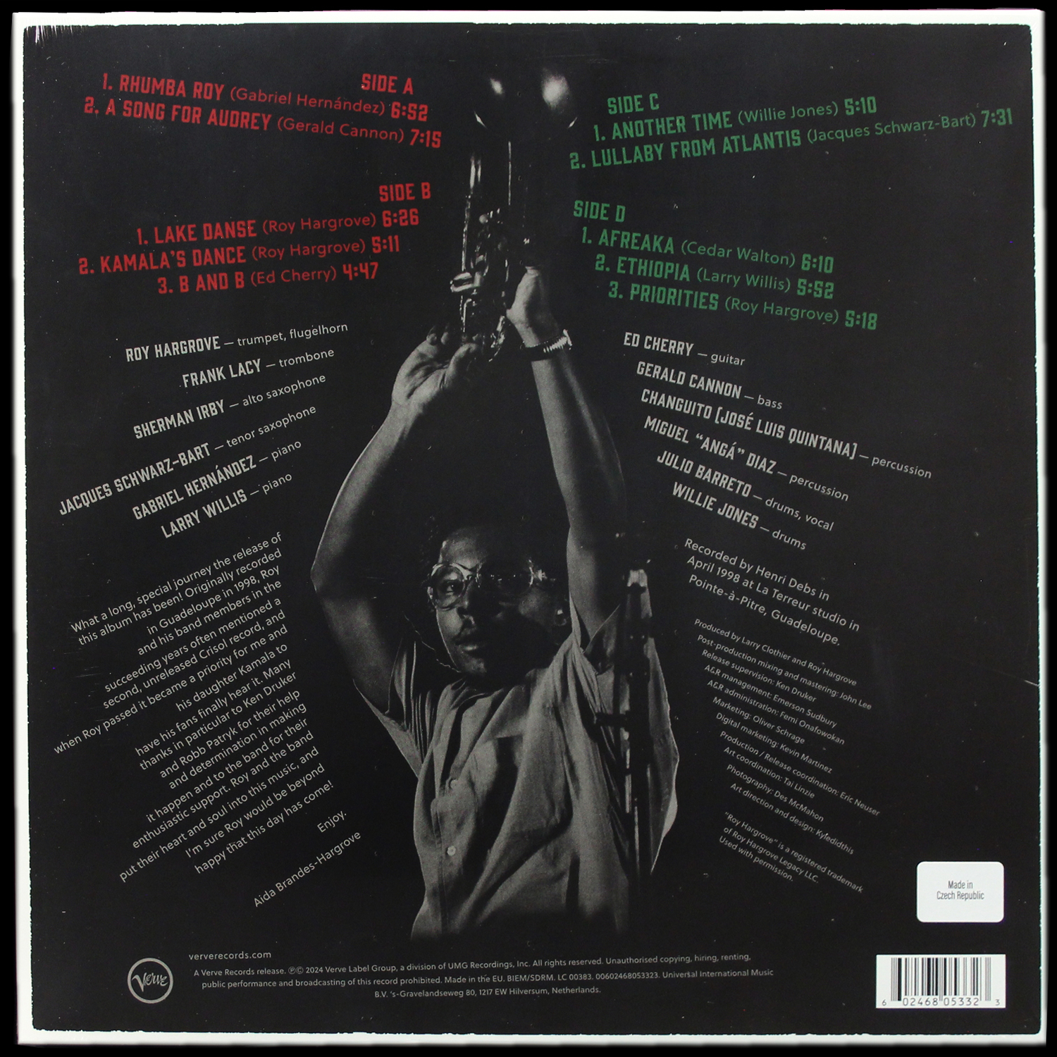 LP Roy Hargrove's Crisol — Grande-Terre (2LP) фото 2