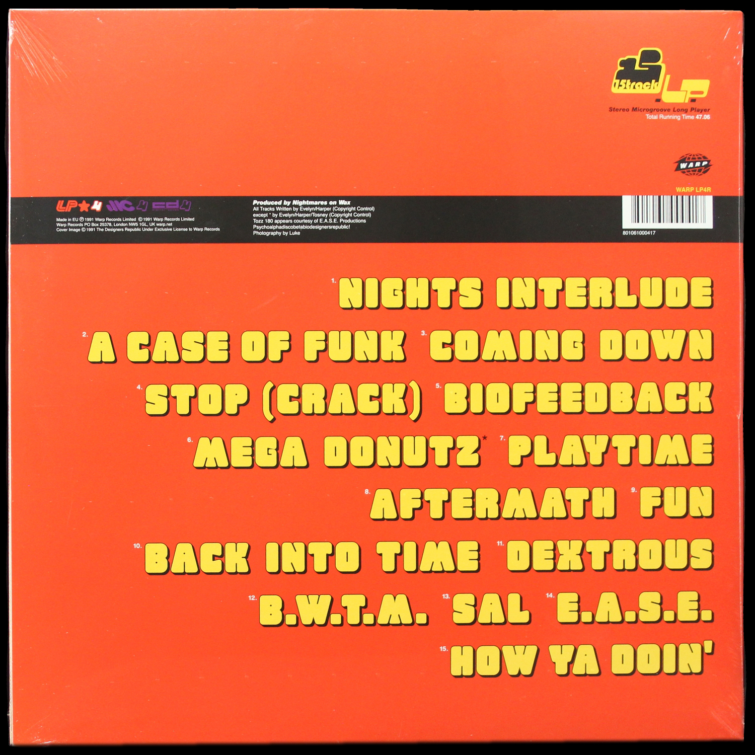 LP Nightmares On Wax — A Word Of Science (The 1st & Final Chapter) (2LP) фото 2