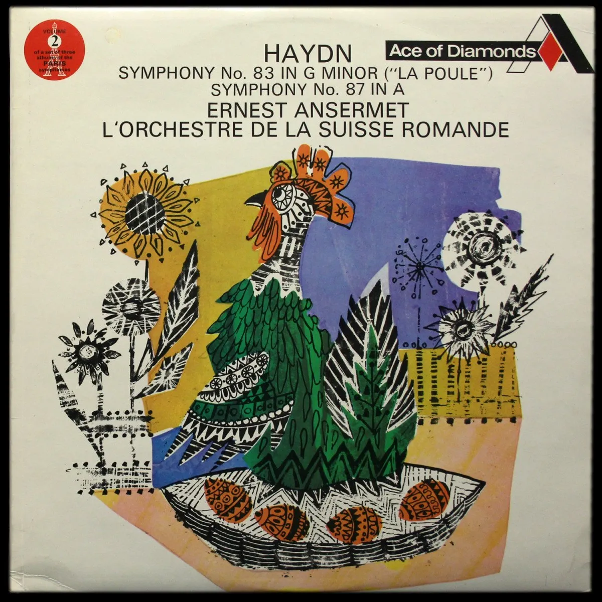 LP Ernest Ansermet — Haydn: Symphony No. 83 In G Minor ('La Poule') - Symphony No. 87 In A. фото
