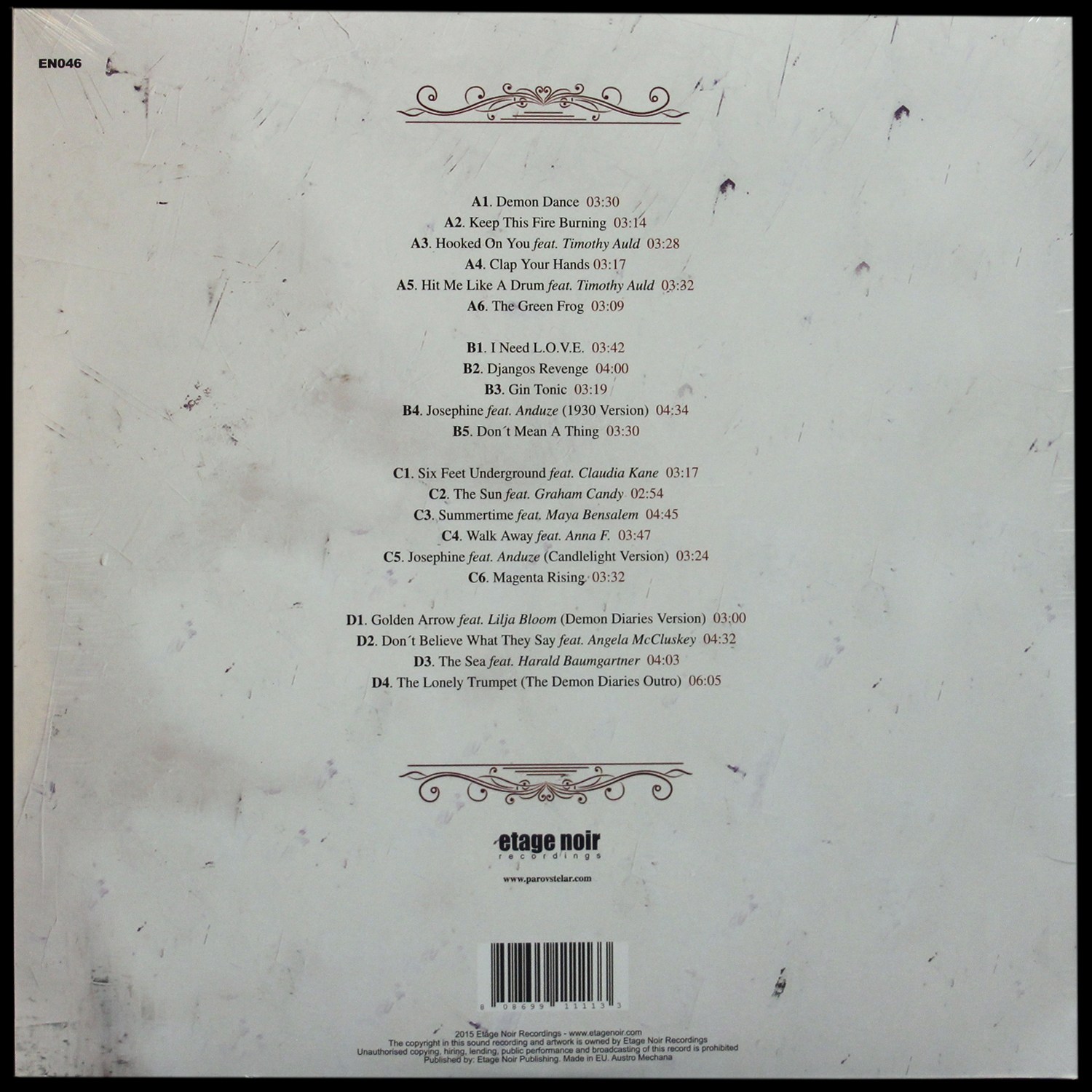 LP Parov Stelar — Demon Diaries (2LP) фото 2