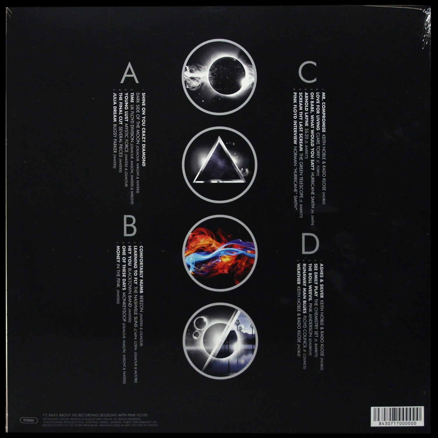 LP V/A — Many Faces Of Pink Floyd (2LP,  цветной винил) фото 2