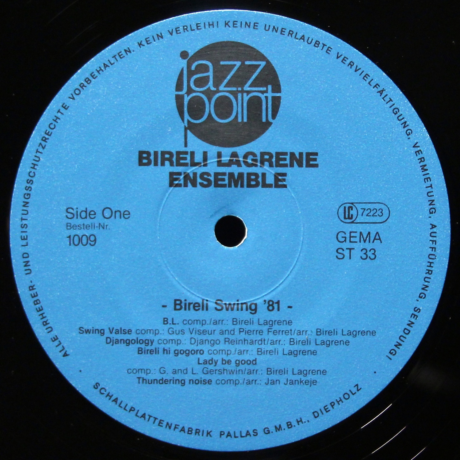 LP Bireli Lagrene — Bireli Swing '81 фото 3