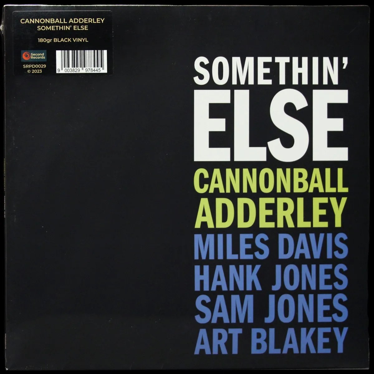 LP Cannonball Adderley — Somethin' Else фото