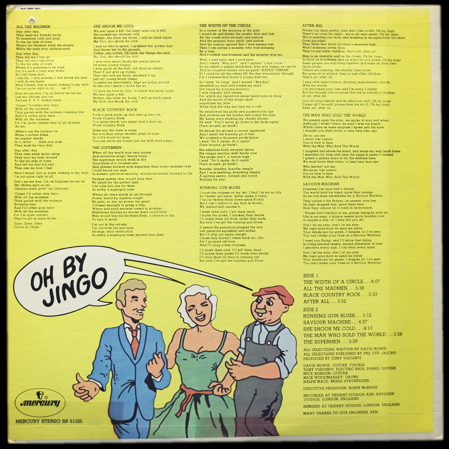 LP David Bowie — Man Who Sold The World фото 2