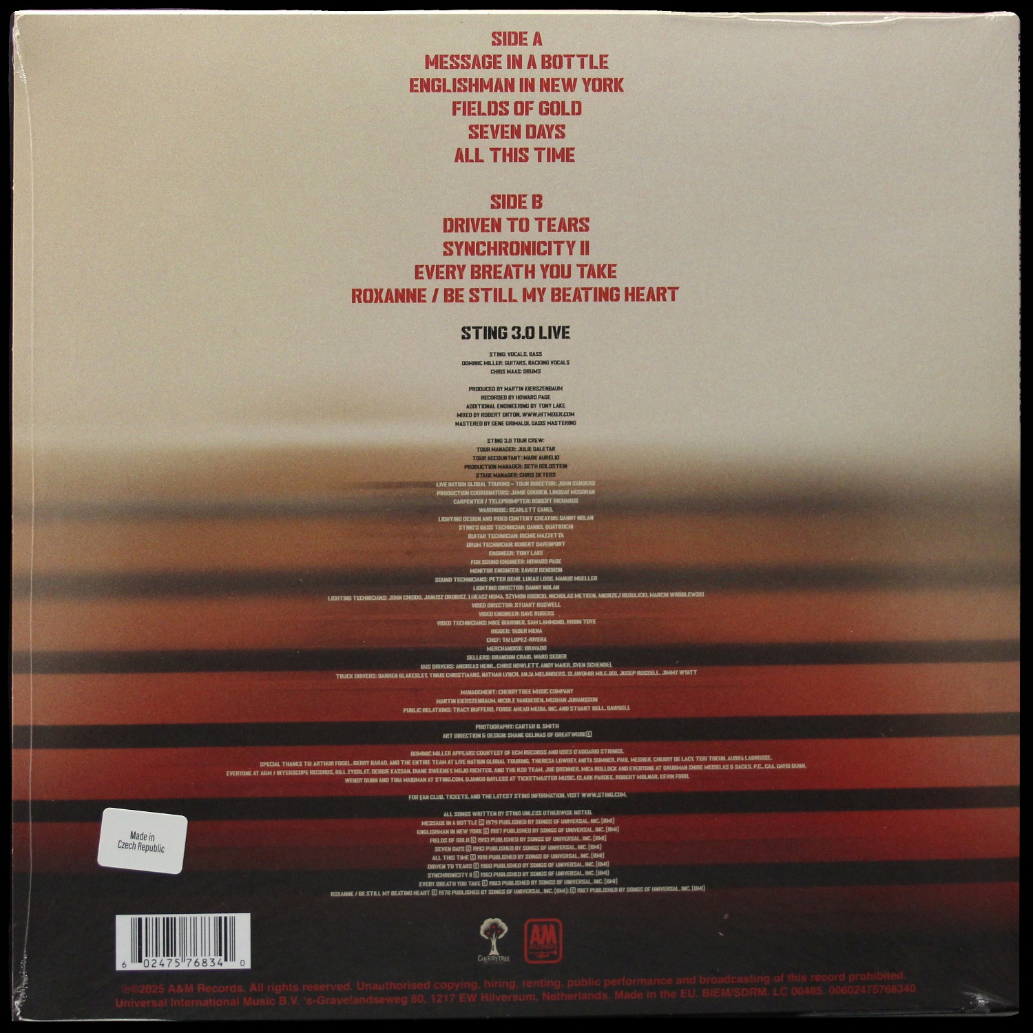 LP Sting — 3.0 Live фото 2