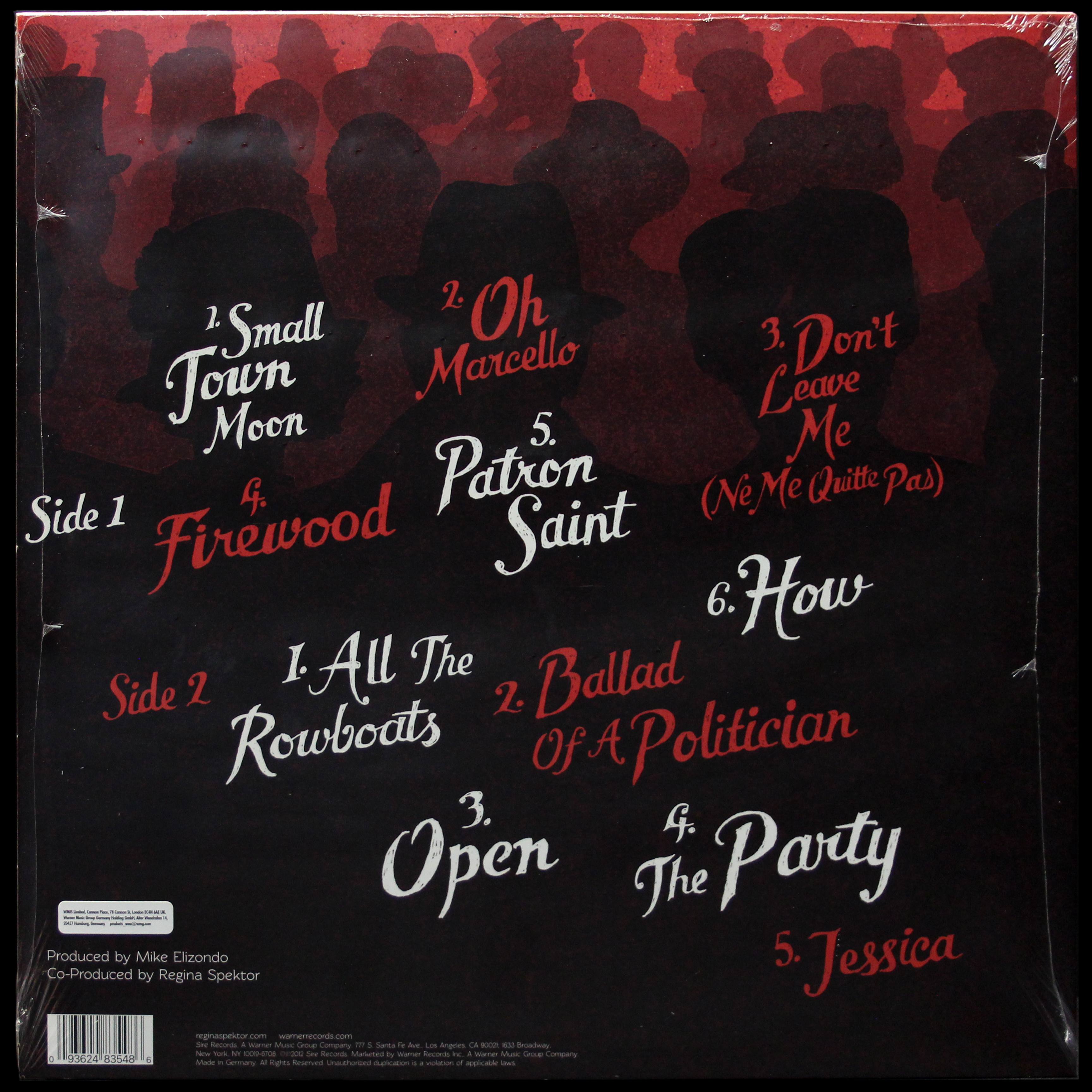 LP Regina Spektor — What We Saw From The Cheap Seats (цветной винил) фото 2