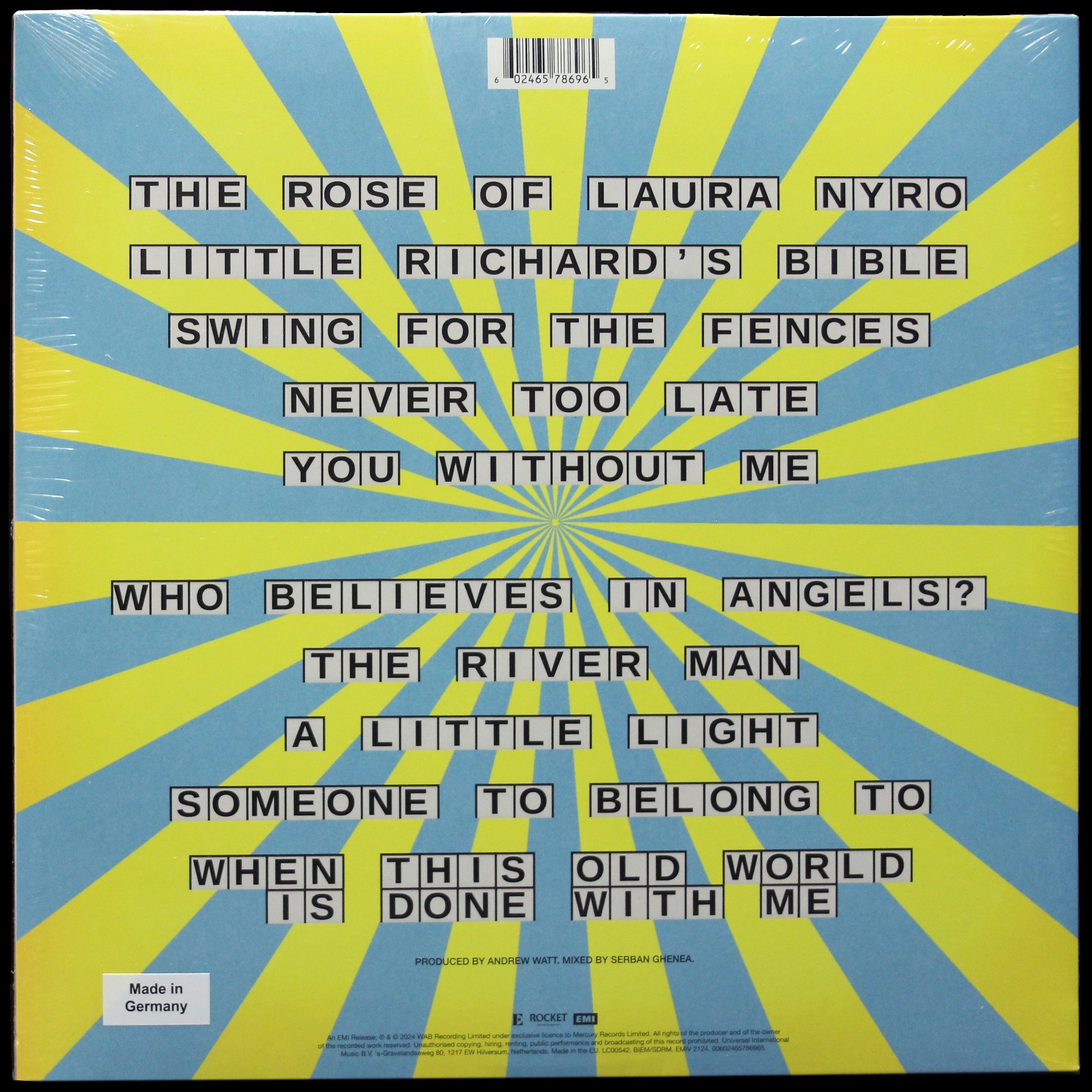 LP Elton John — Who Believes In Angels? (цветной винил) фото 2