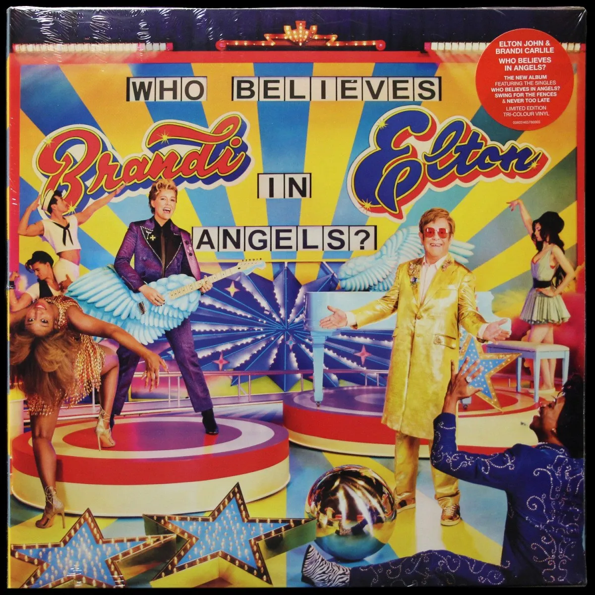 LP Elton John — Who Believes In Angels? (цветной винил) фото
