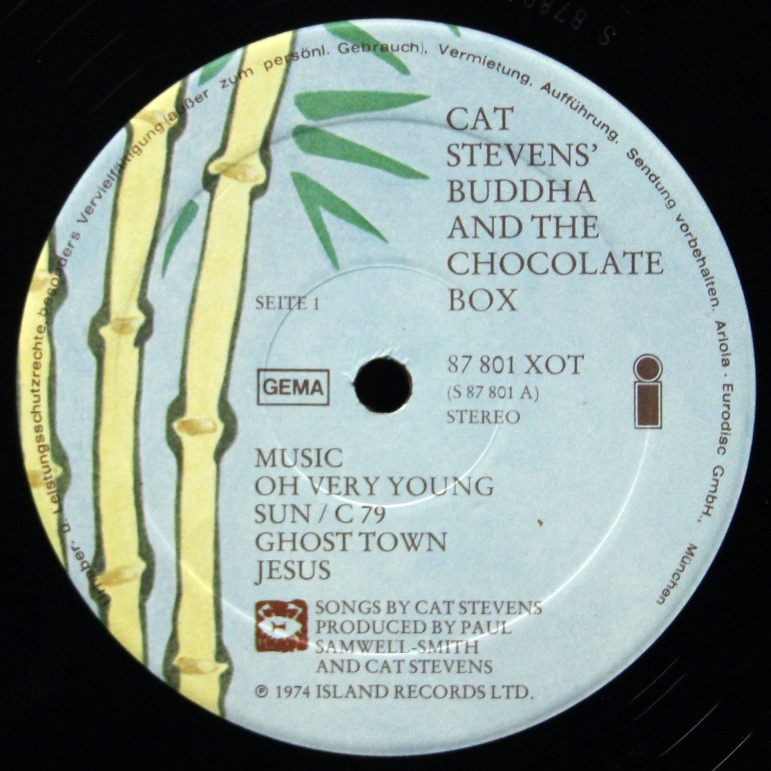 LP Cat Stevens — Buddha And The Chocolate Box фото 3