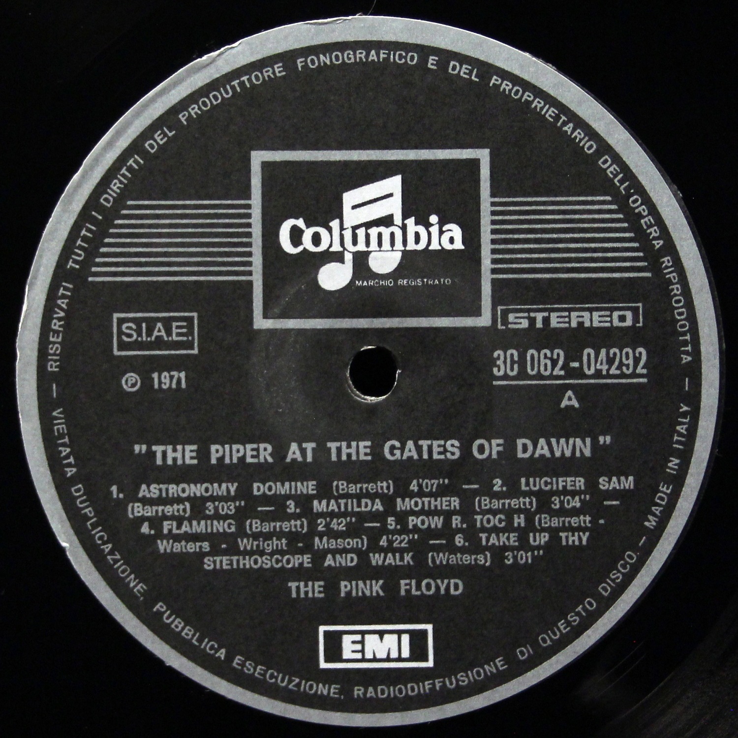 LP Pink Floyd — Piper At The Gates Of Dawn фото 3