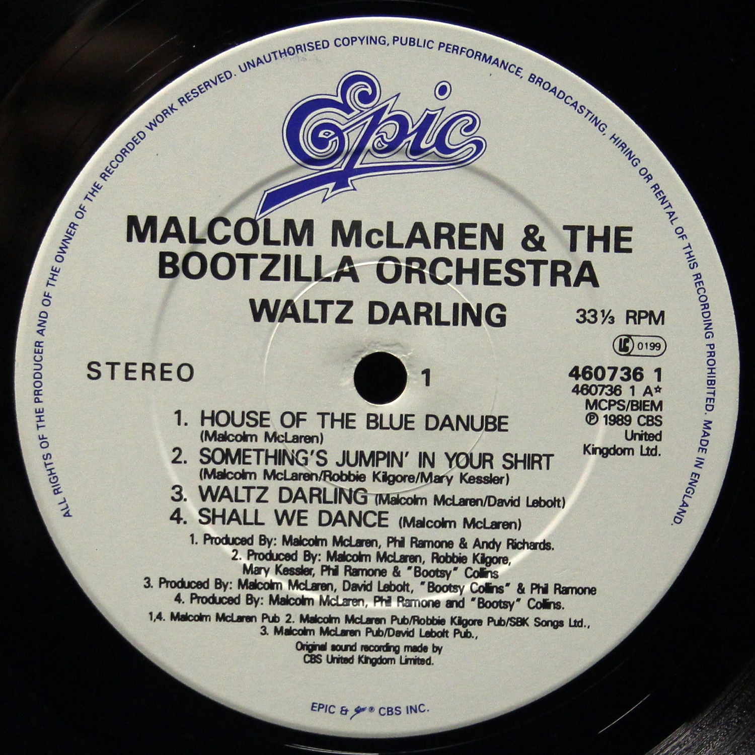 LP Malcolm McLaren — Waltz Darling фото 2