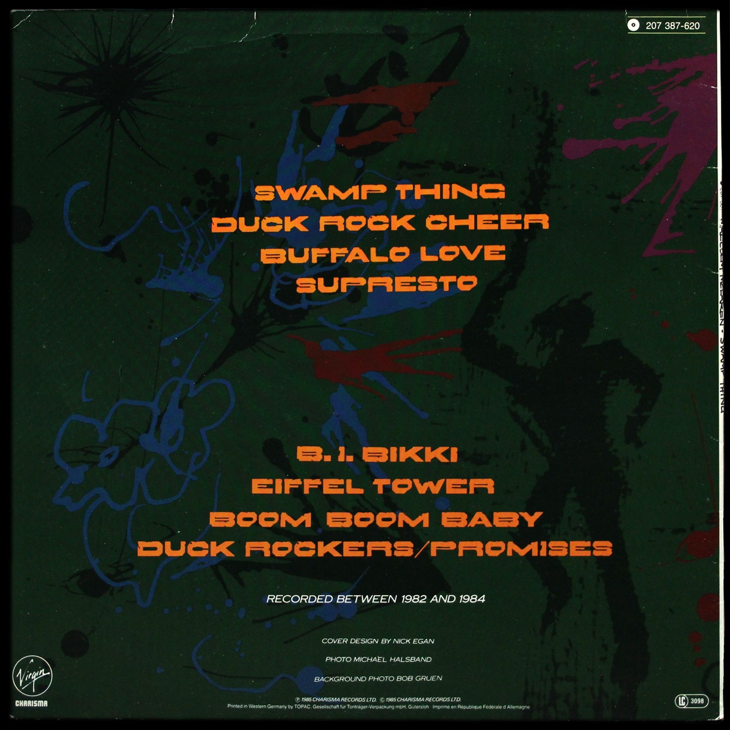 LP Malcolm McLaren — Swamp Thing фото 2