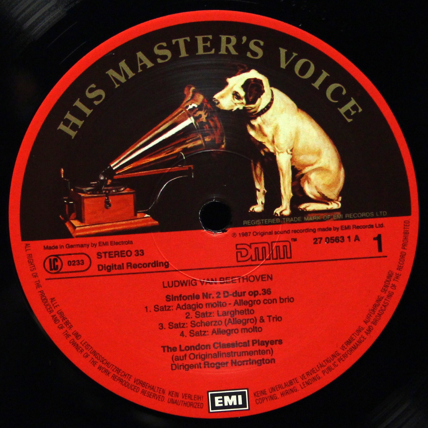 LP Roger Norrington — Beethoven: Symphonies 2 & 8 фото 3