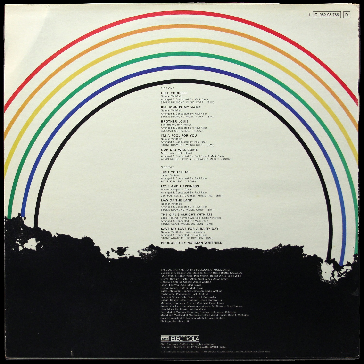 LP Undisputed Truth — Down To Earth фото 2