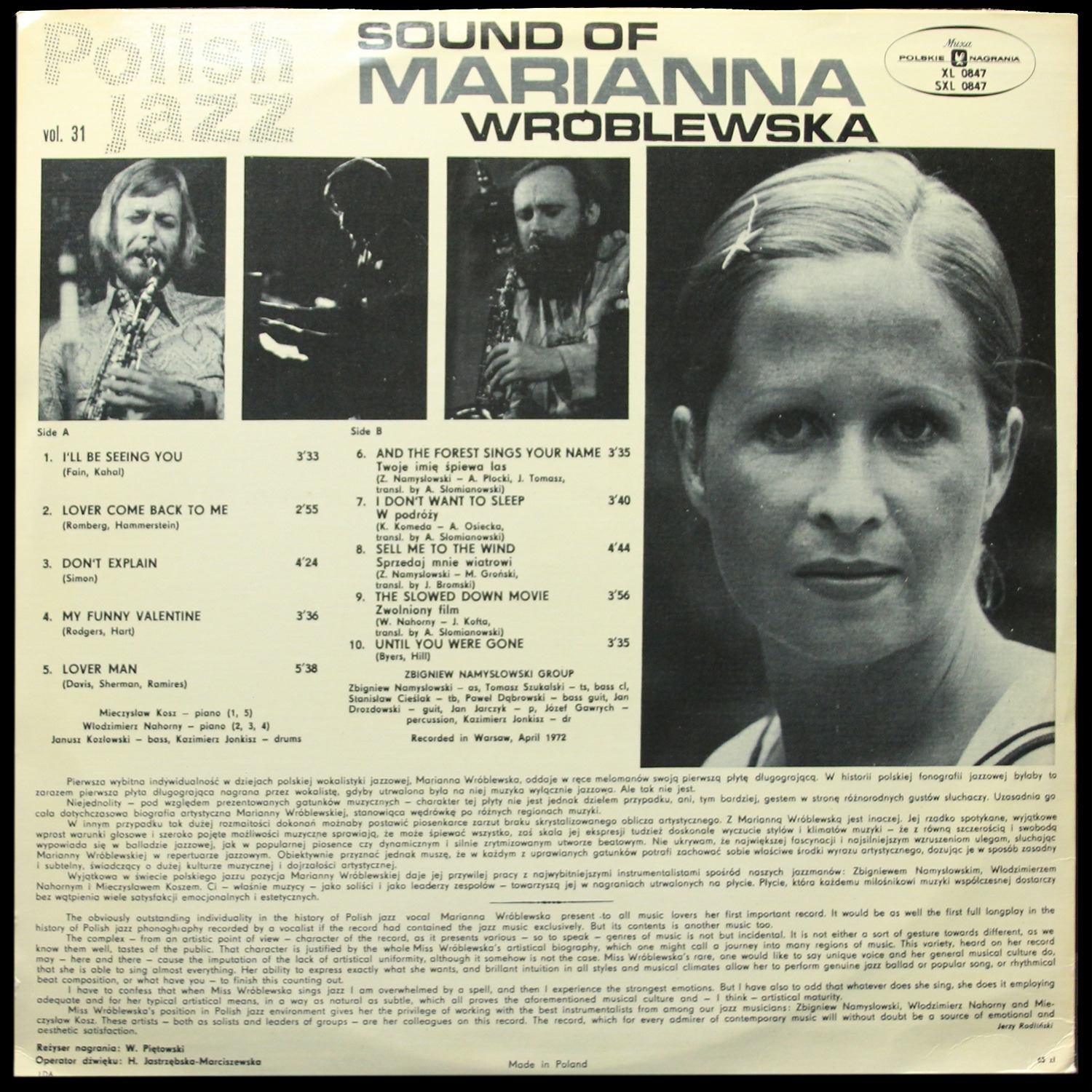 LP Marianna Wroblewska — Sound Of Marianna Wroblewska фото 2