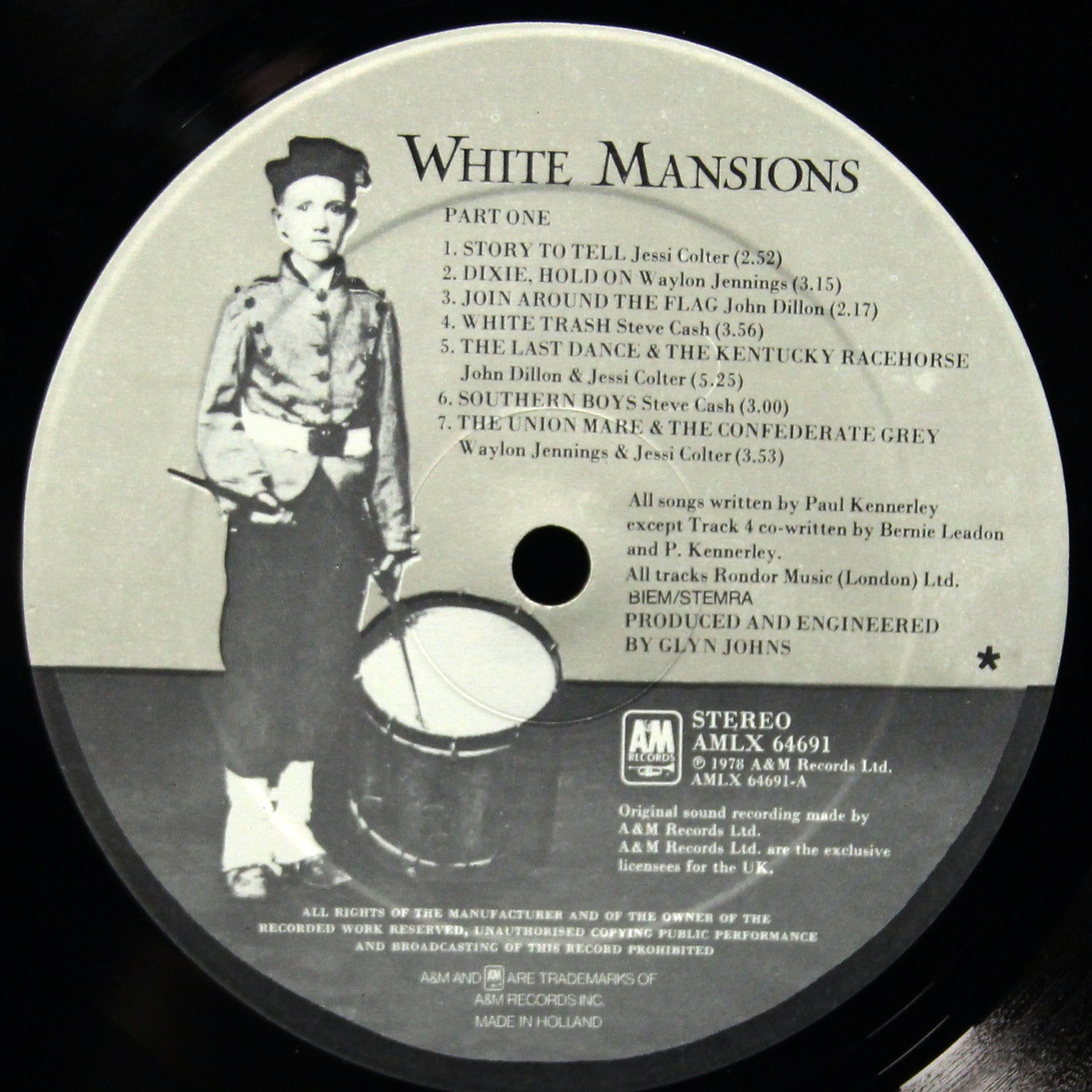 LP V/A — White Mansions - A Tale From The American Civil War 1861-1865 (+ буклет) фото 3