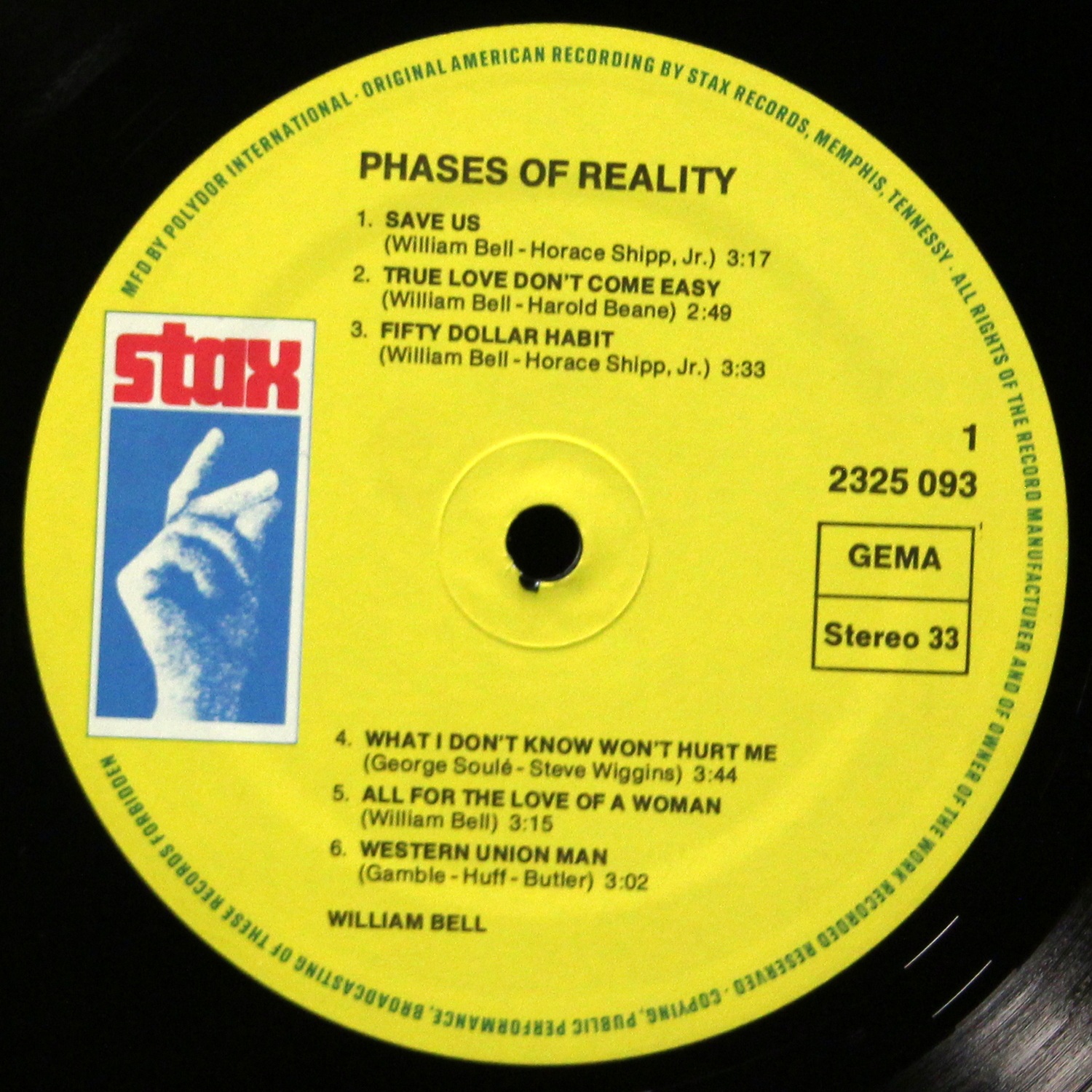 LP William Bell — Phases Of Reality фото 3