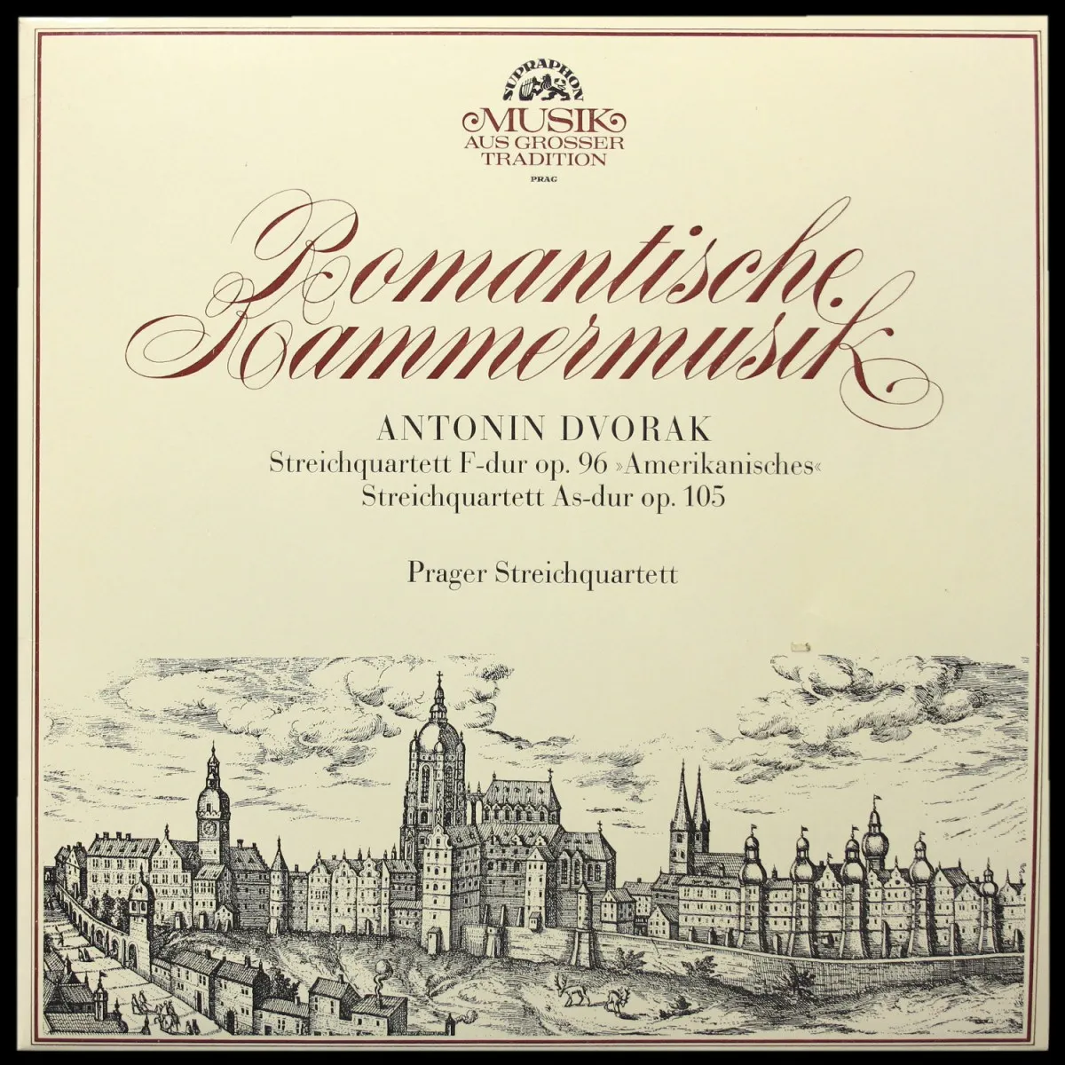 LP Prager Streichquartett — Dvorak: Romantische Kammermusik фото