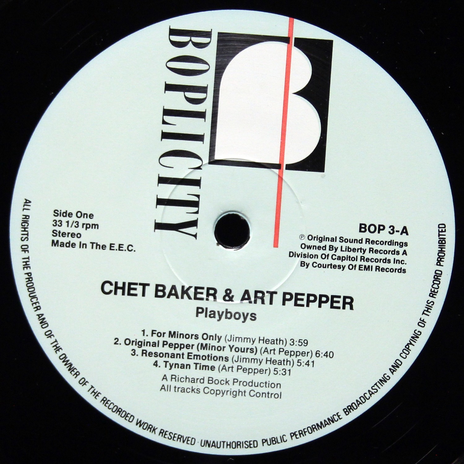 LP Chet Baker — Playboys фото 3