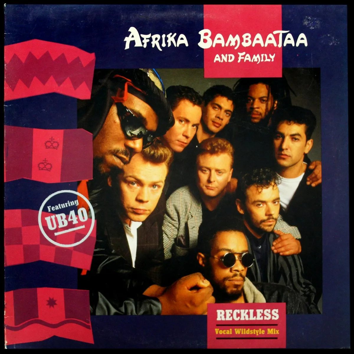 LP Afrika Bambaataa And Family — Reckless (макси сингл) фото