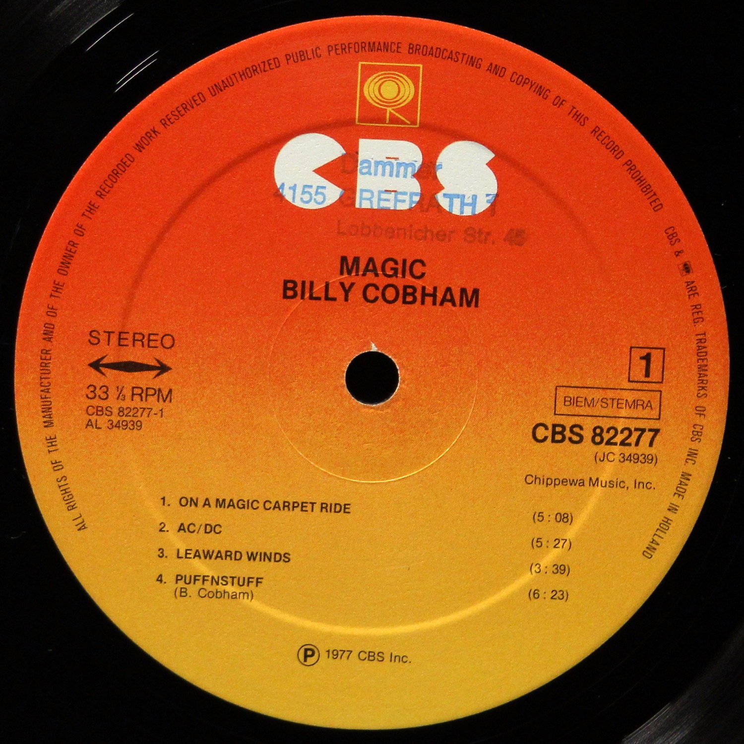 LP Billy Cobham — Magic фото 3