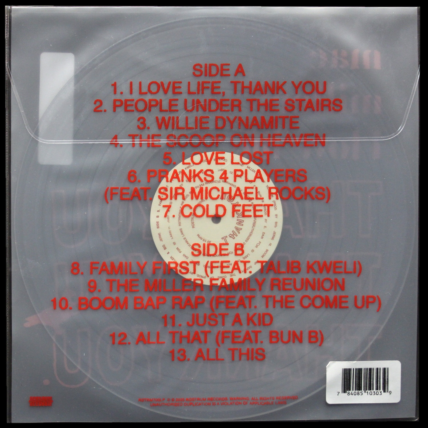 LP Mac Miller — I Love Life, Thank You (цветной винил) фото 2