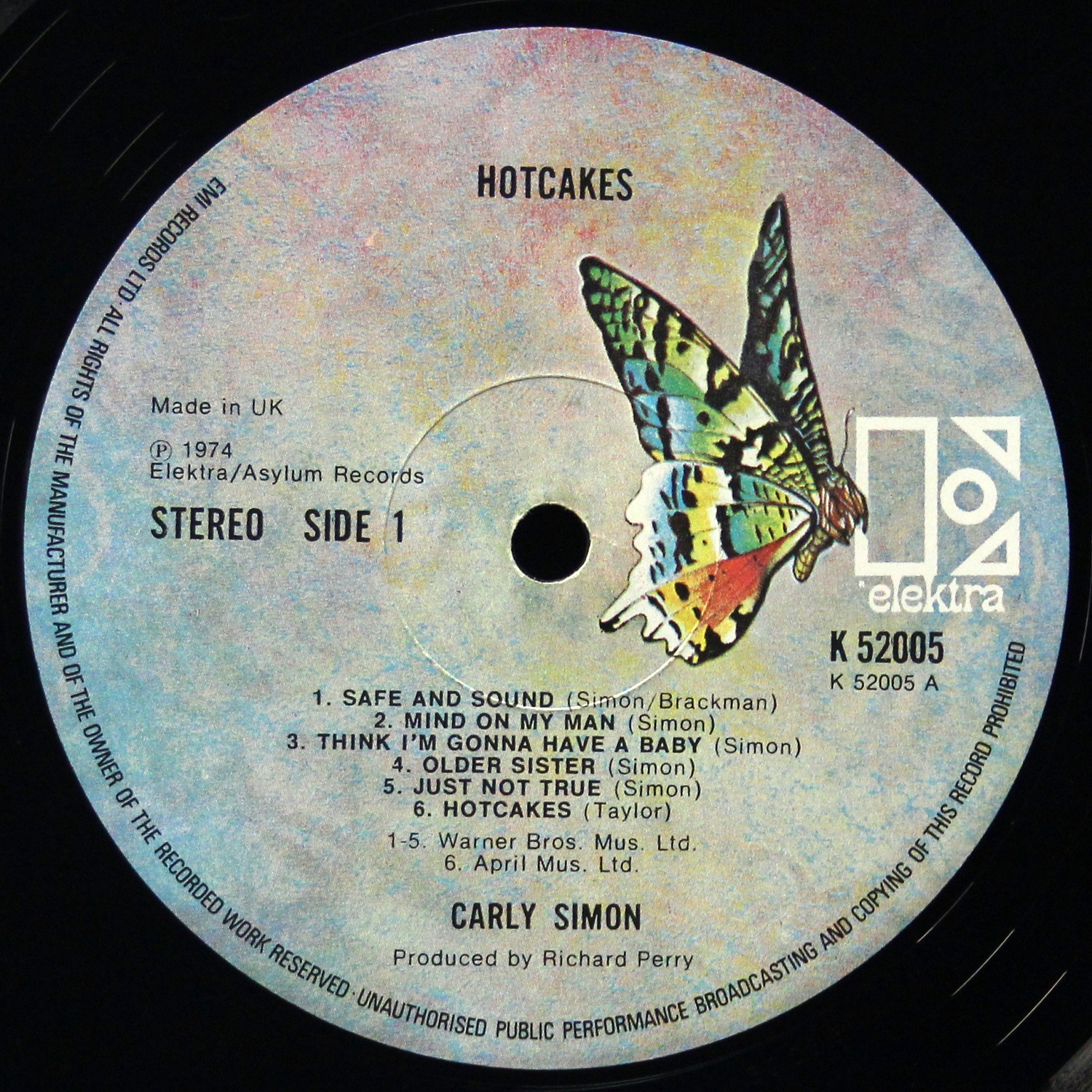 LP Carly Simon — Hotcakes фото 2