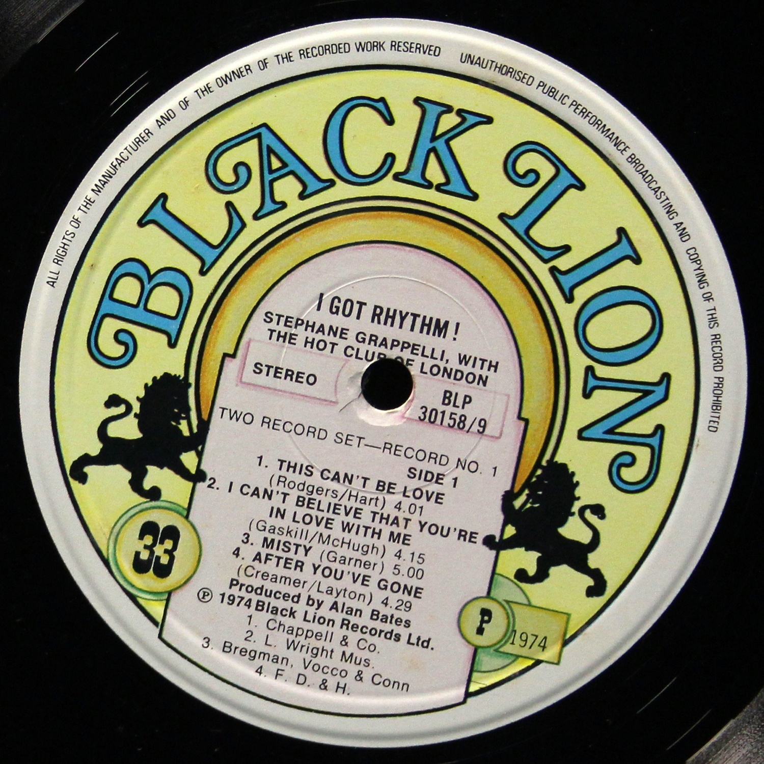 LP Stephane Grappelli — I Got Rhythm! (2LP) фото 2