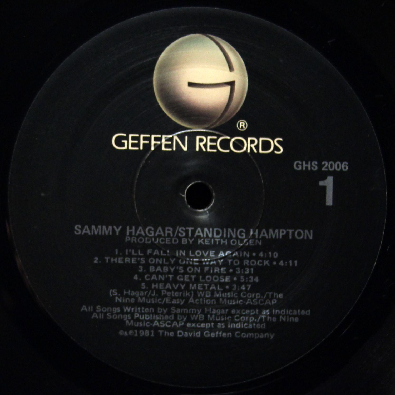 LP Sammy Hagar — Standing Hampton фото 2