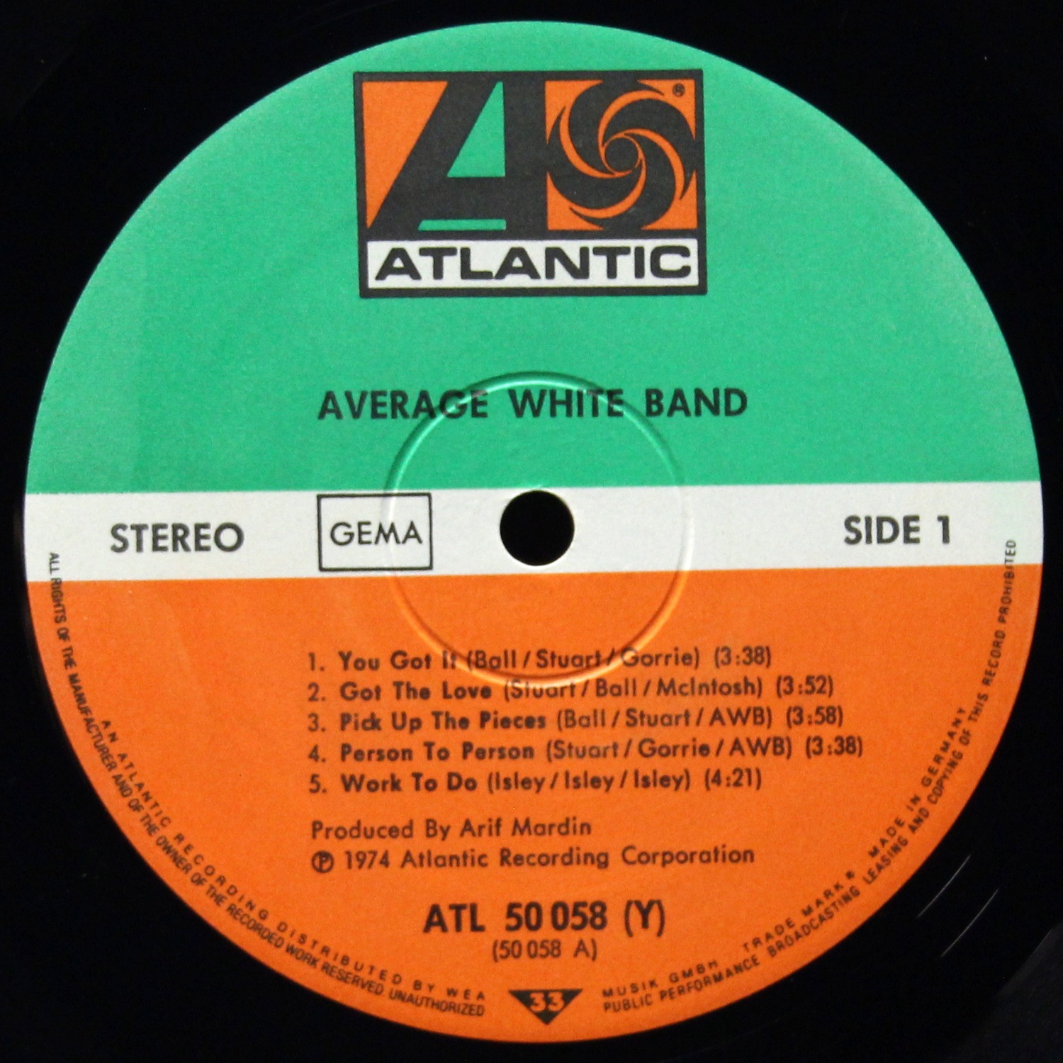 LP Average White Band — AWB фото 3