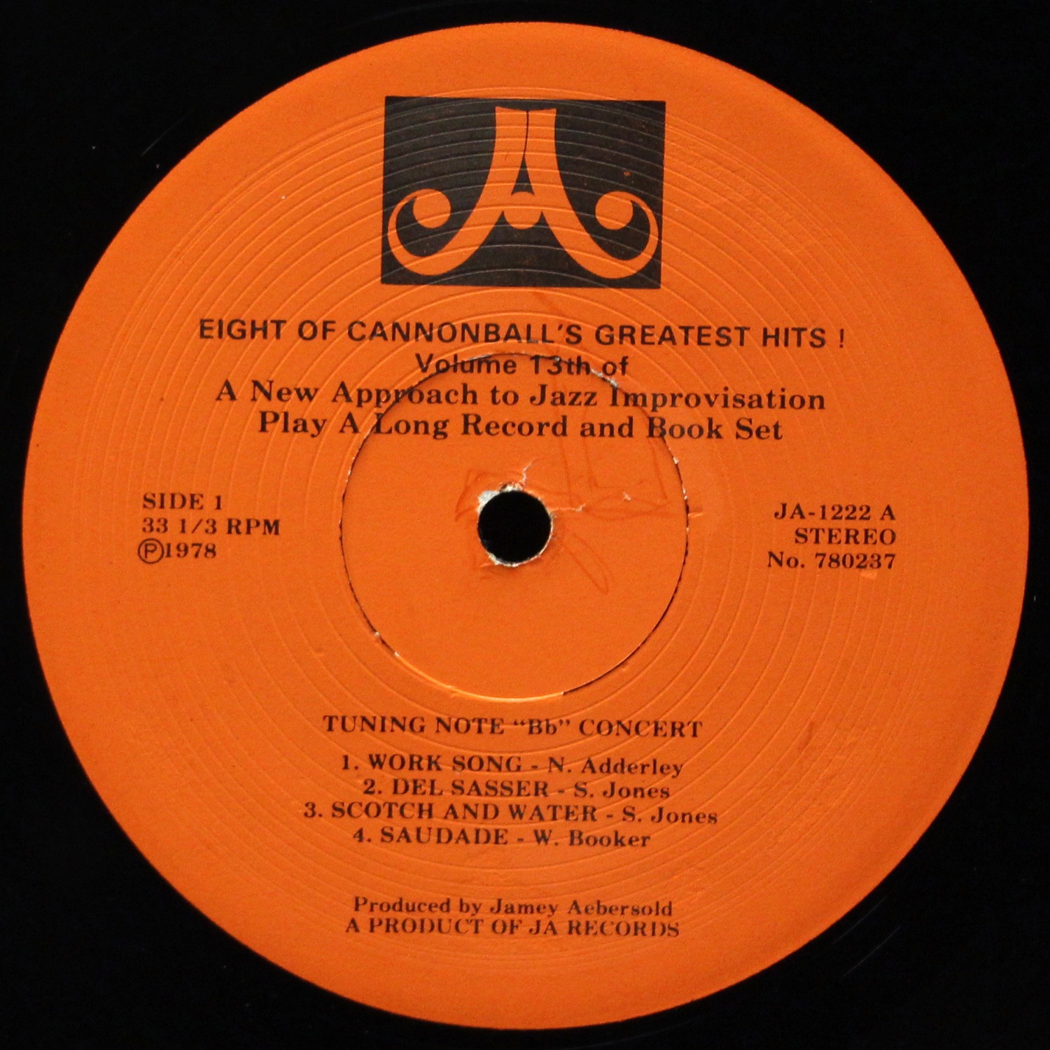 LP Jamey Aebersold — Cannonball Adderley фото 2