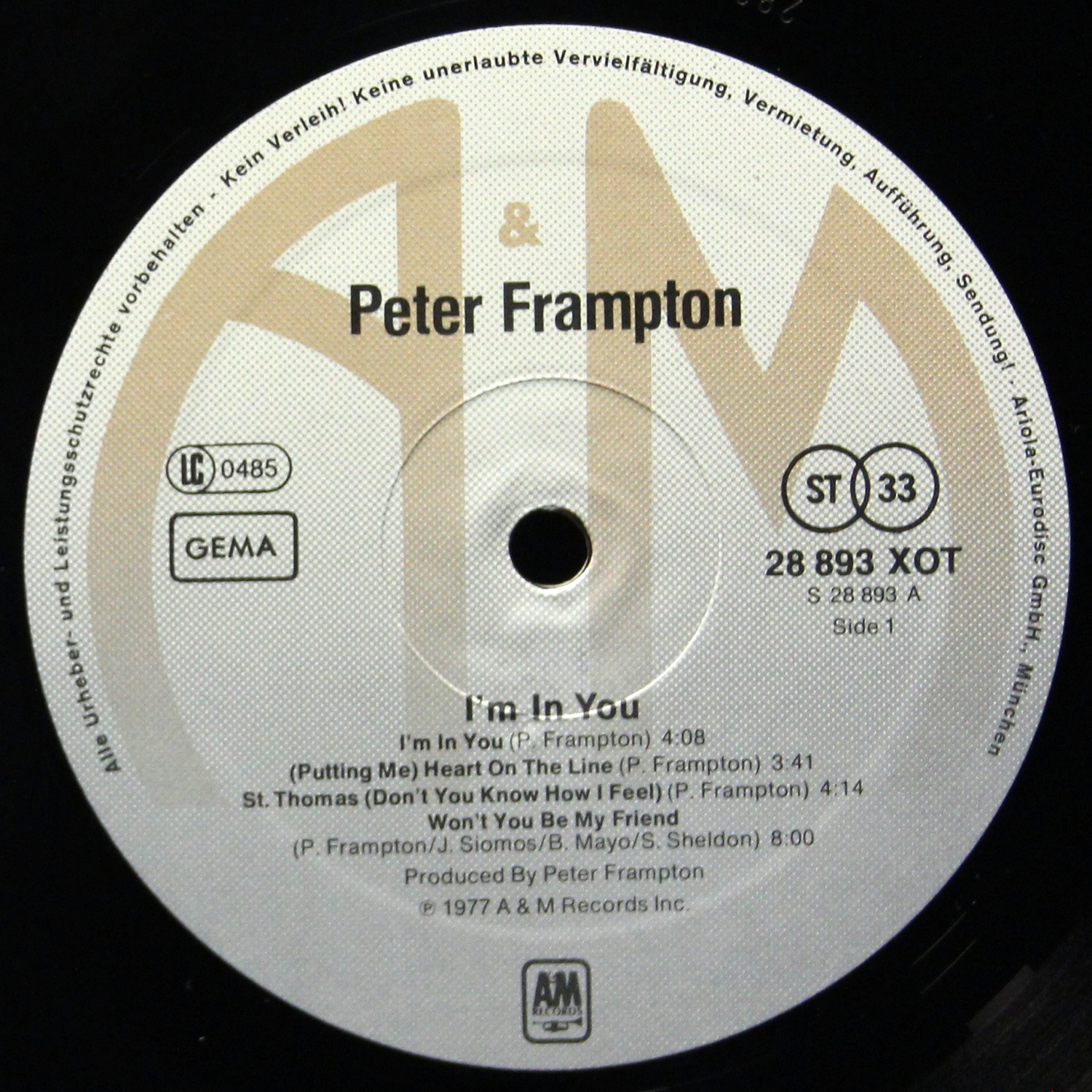 LP Peter Frampton — I'm In You фото 3
