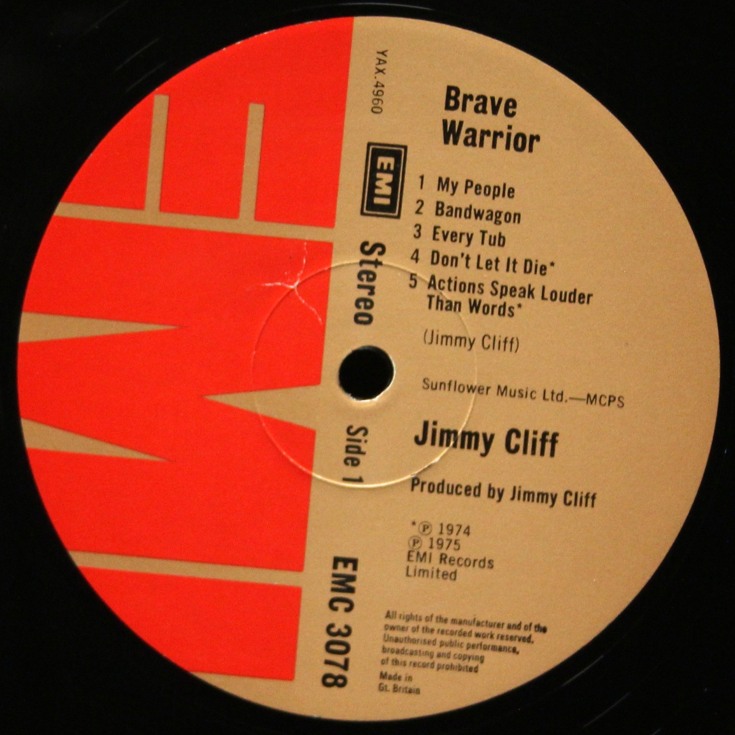 LP Jimmy Cliff — Brave Warrior фото 2