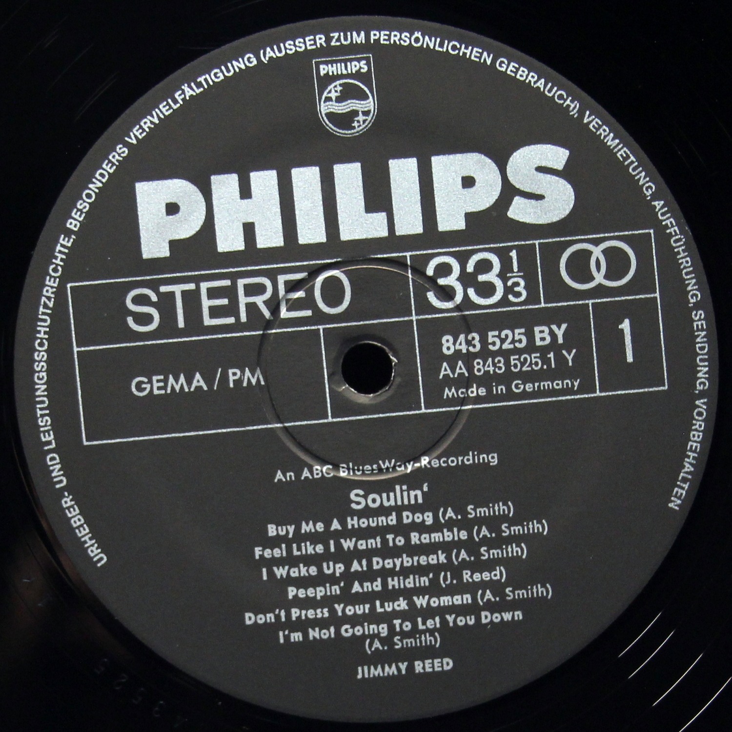 LP Jimmy Reed — Soulin' фото 3