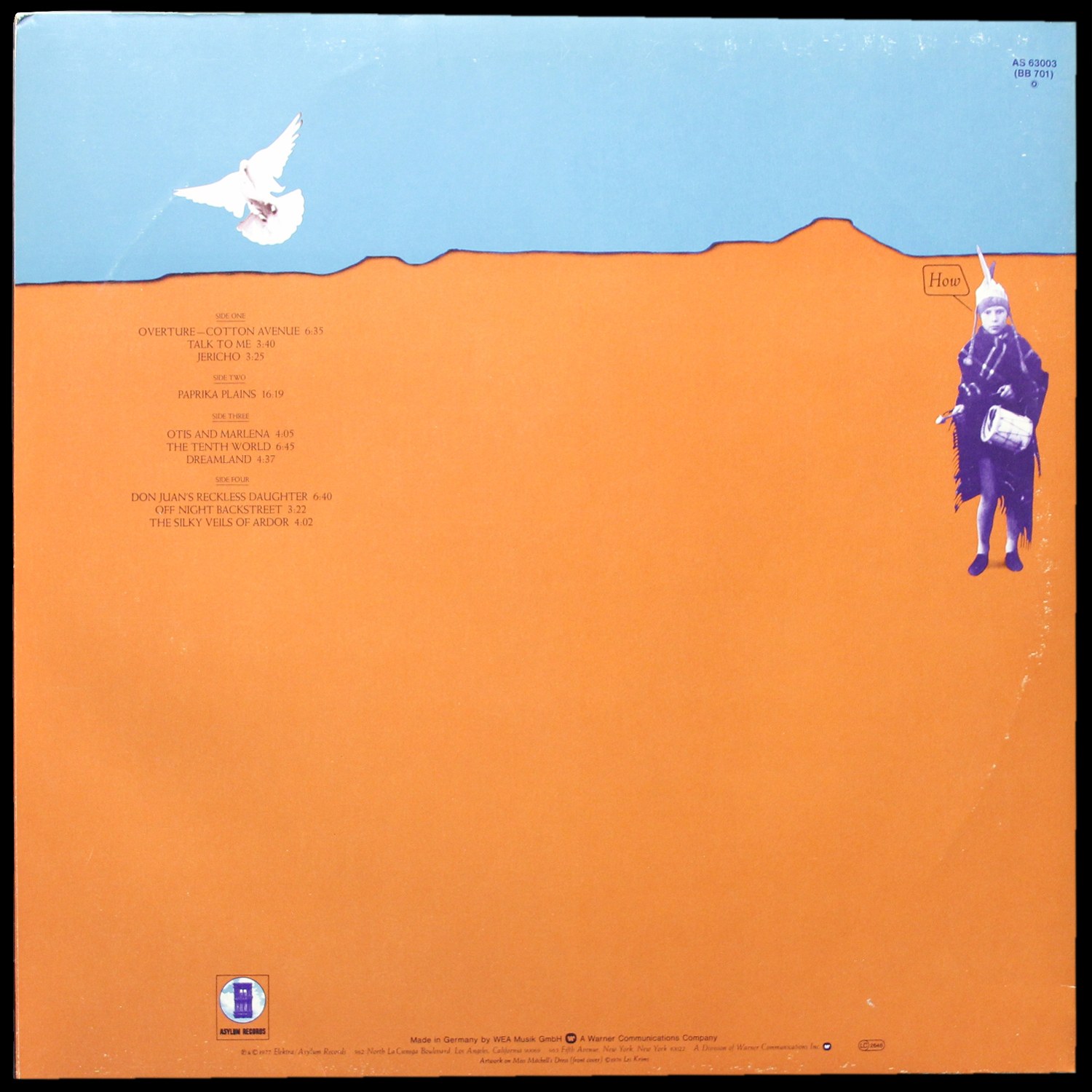 LP Joni Mitchell — Don Juan's Reckless Daughter фото 2