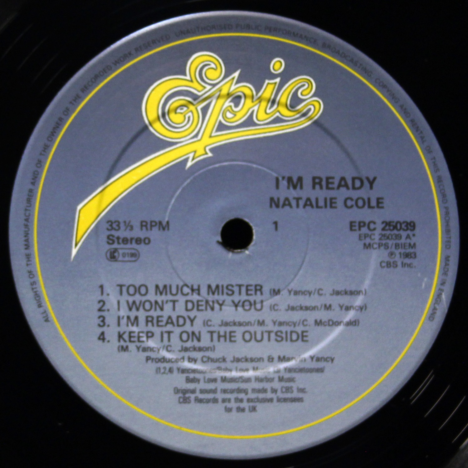 LP Natalie Cole — I'm Ready фото 2