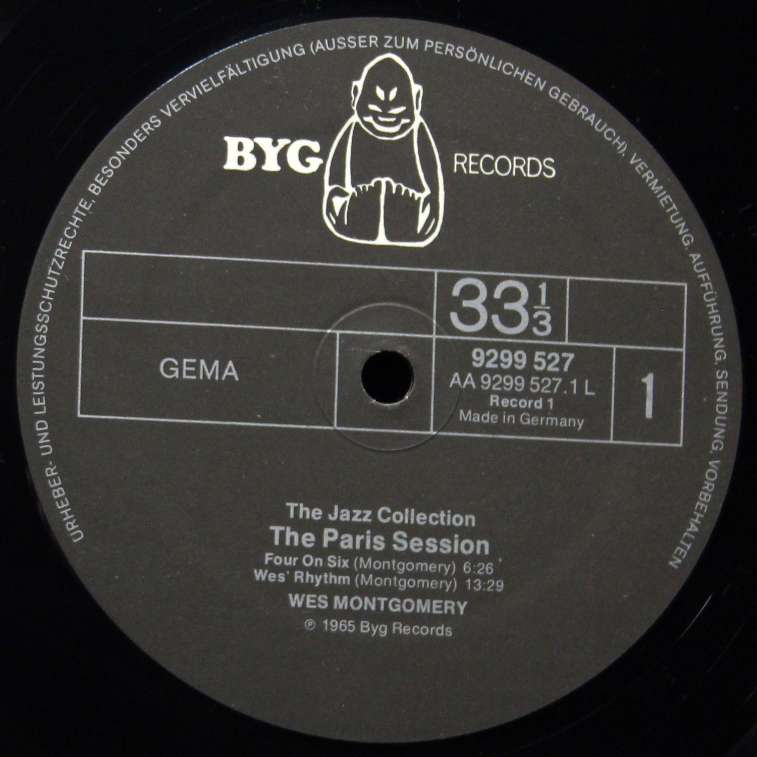 LP Wes Montgomery — Paris Session (2LP) фото 3