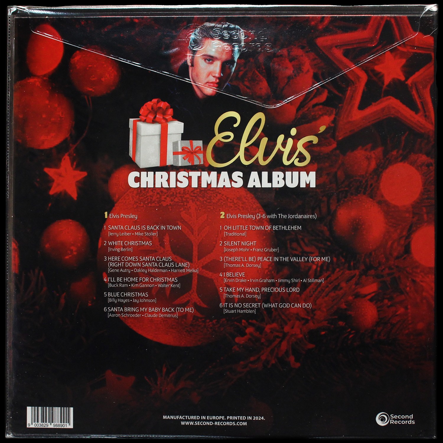 LP Elvis Presley — Elvis' Christmas Album (picture disc (пикчер диск)) фото 2